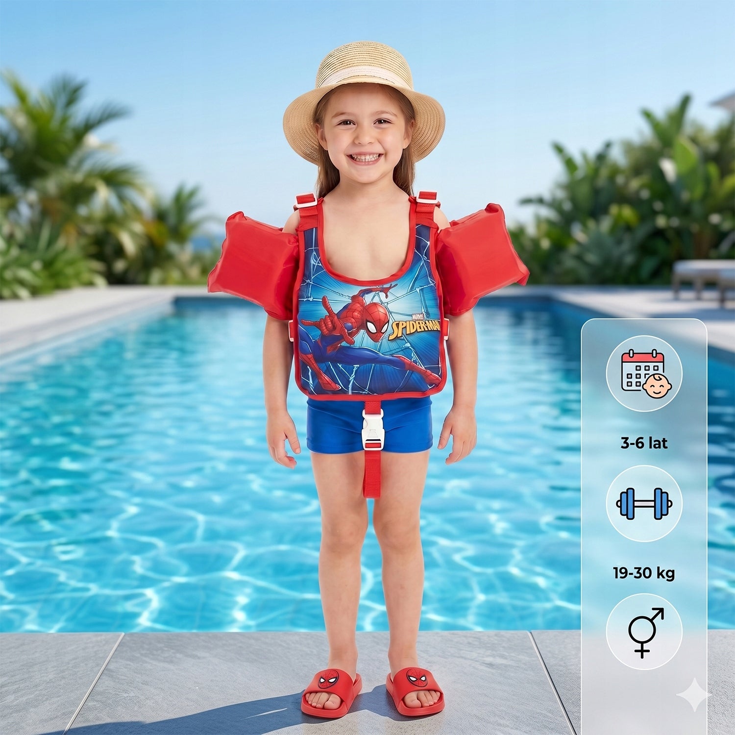 Children's swimming vest Bestway Spider-Man 98795 3-6years Kind vest