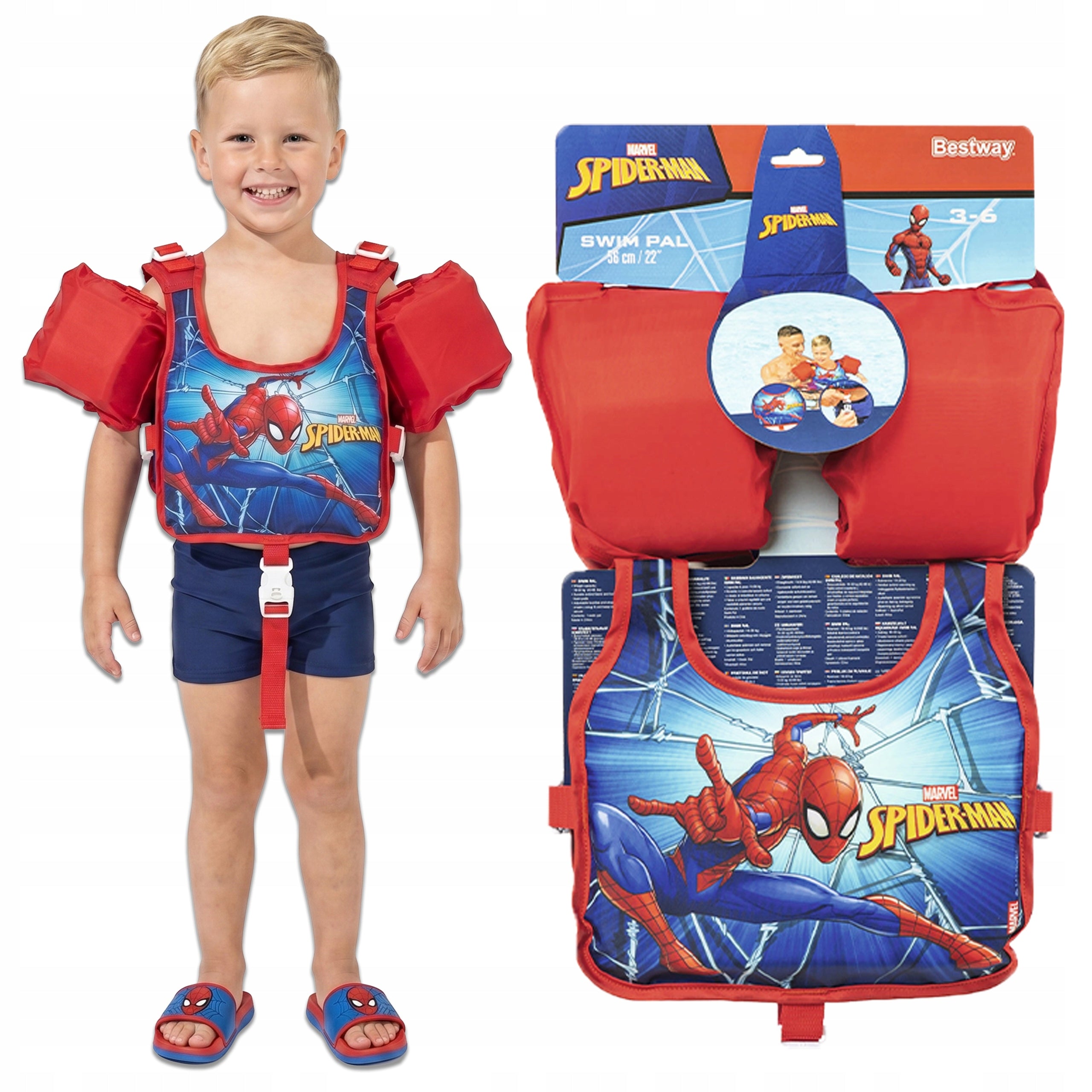 Children's swimming vest Bestway Spider-Man 98795 3-6years