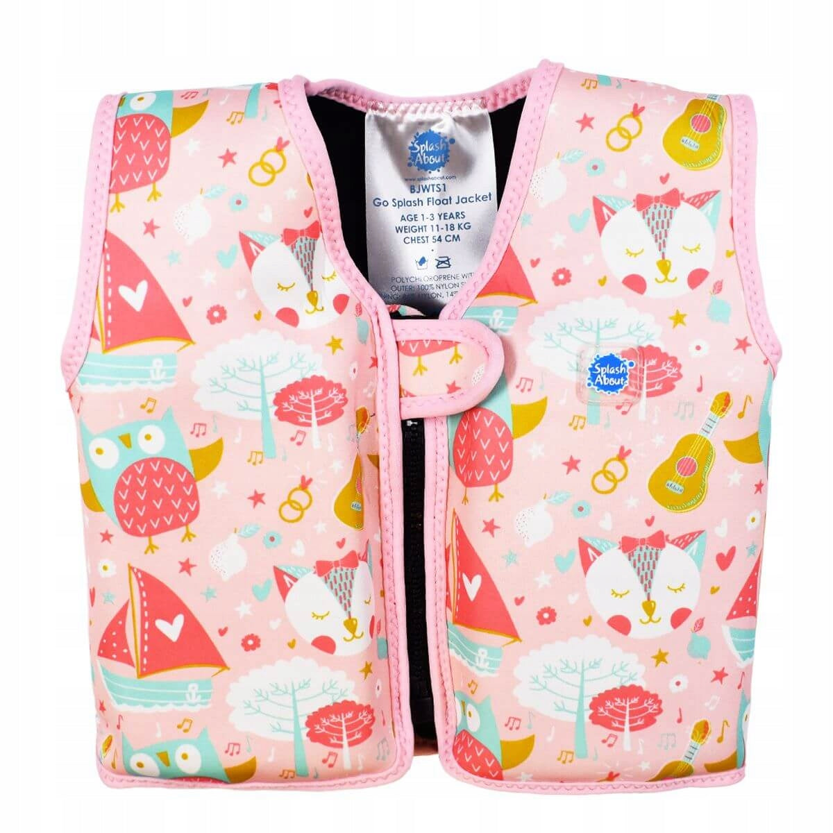 Children's swimming vest Splash About Go Splash Float went to sea