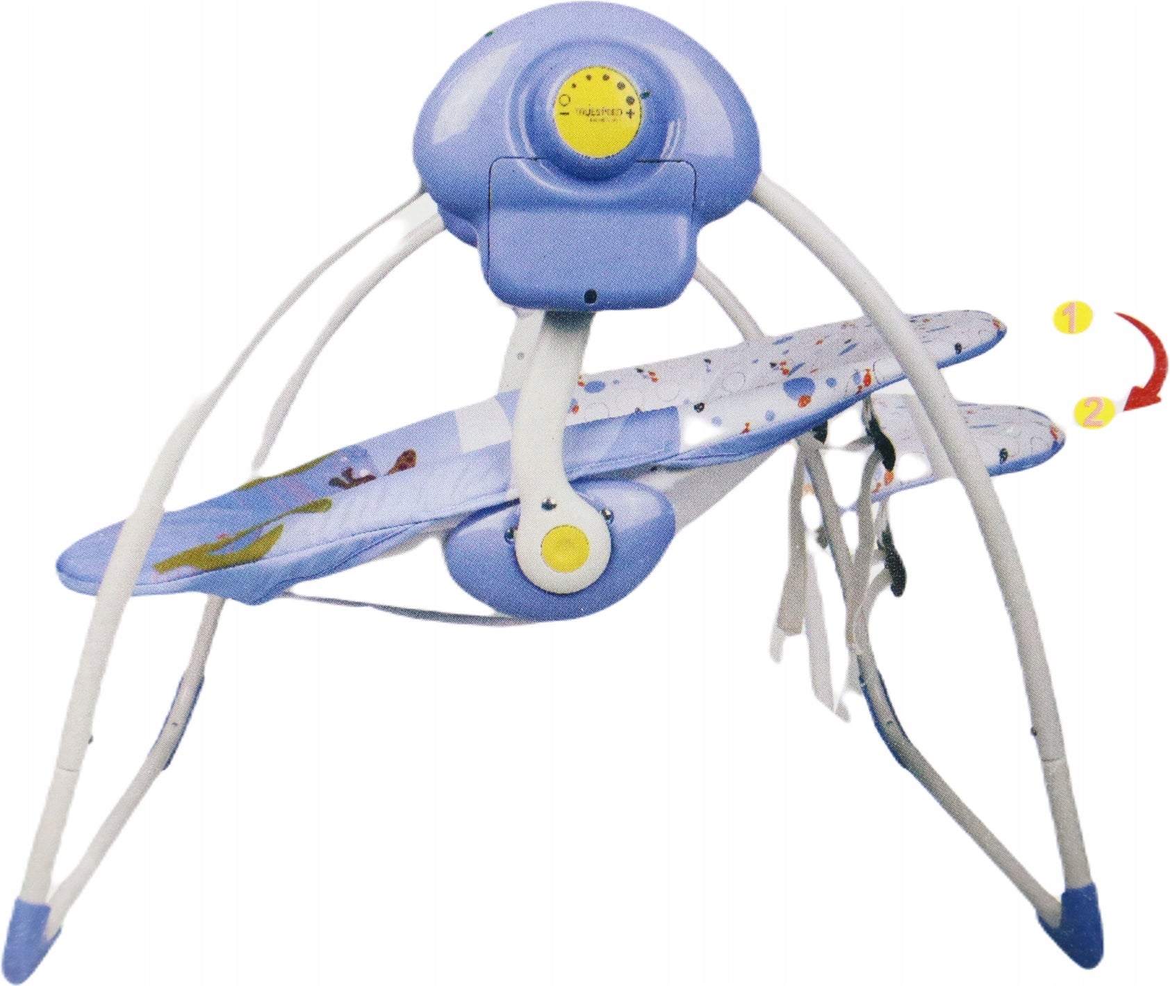 Children's swing lounger portable with melodies 5 modes of operation PINK Packaging status original