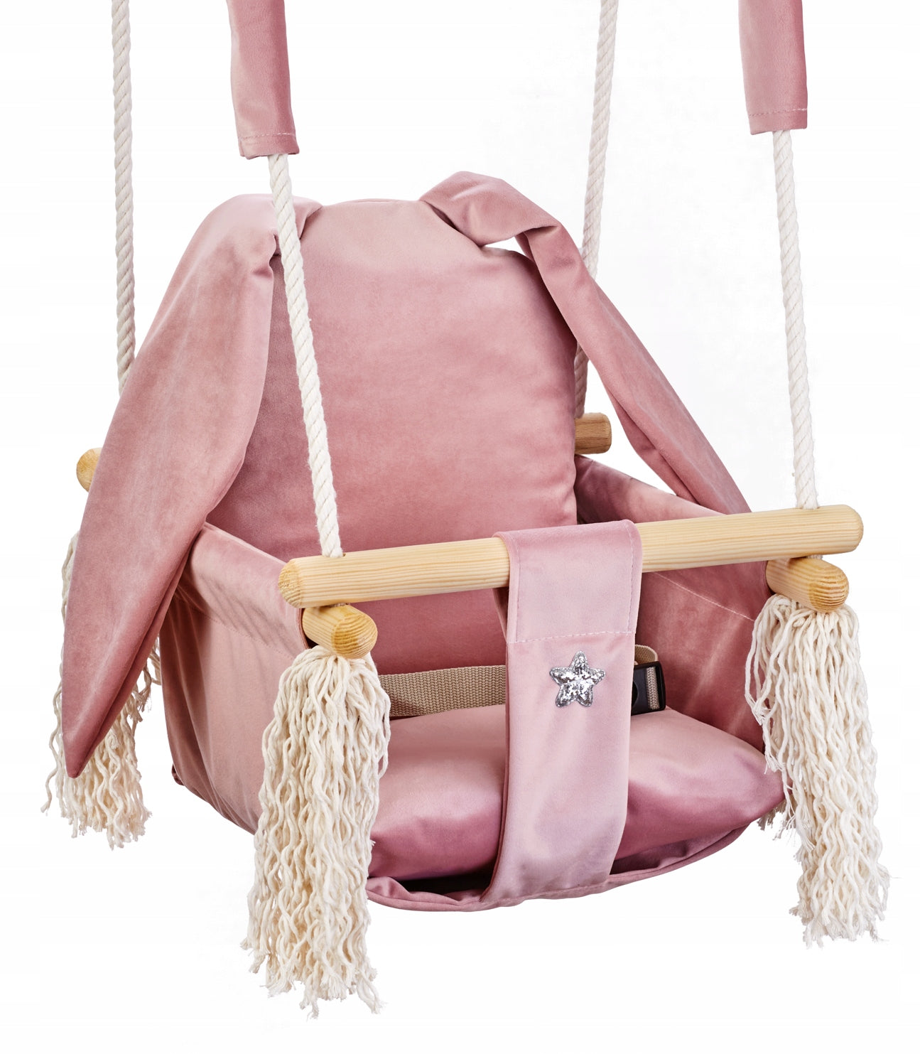 Children's swing with backrest for home and garden Rabbit 6-25kg Packaging status original