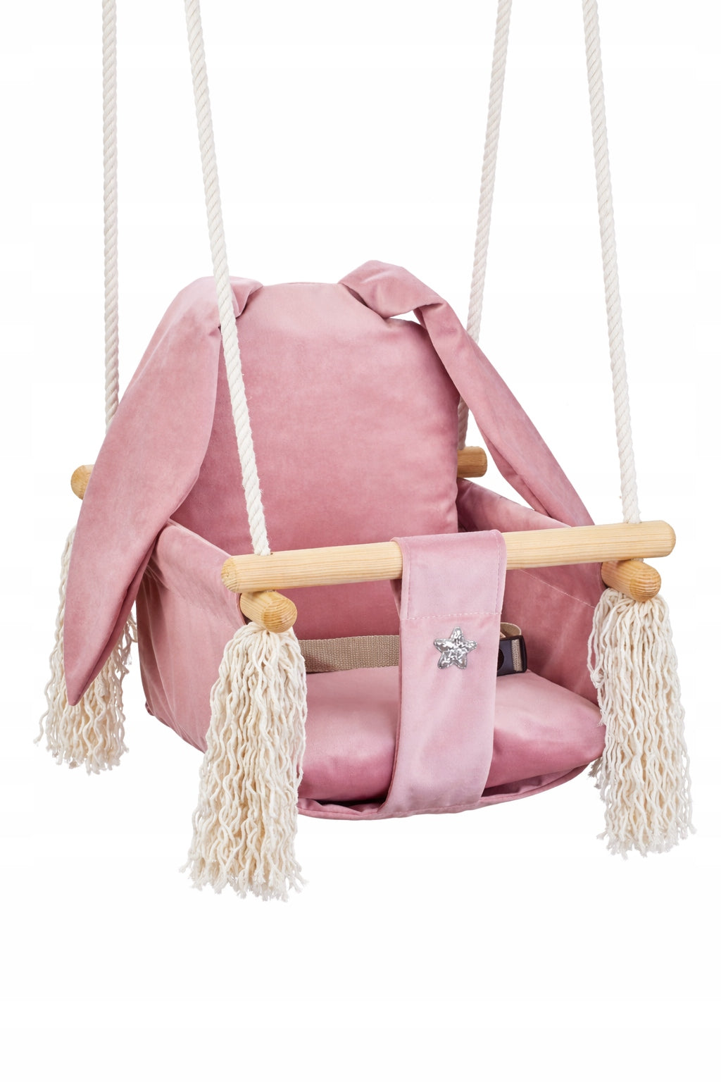 Children's swing with backrest for home and garden Rabbit 6-25kg