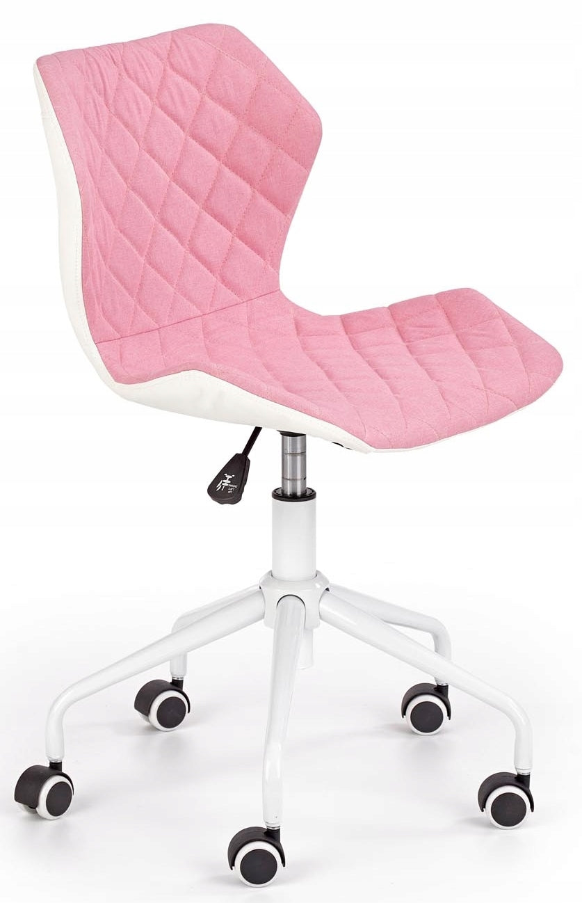 Children's swivel chair PINK MATRIX 3 Halmar Upholstery color pink