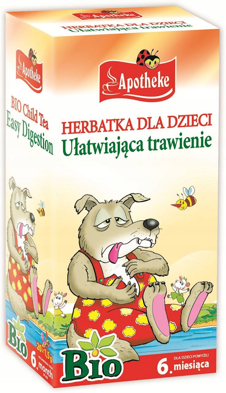 Children's tea for digestion dill, lemon balm, mint BIO 30 g Apotheke Brand Apotheke