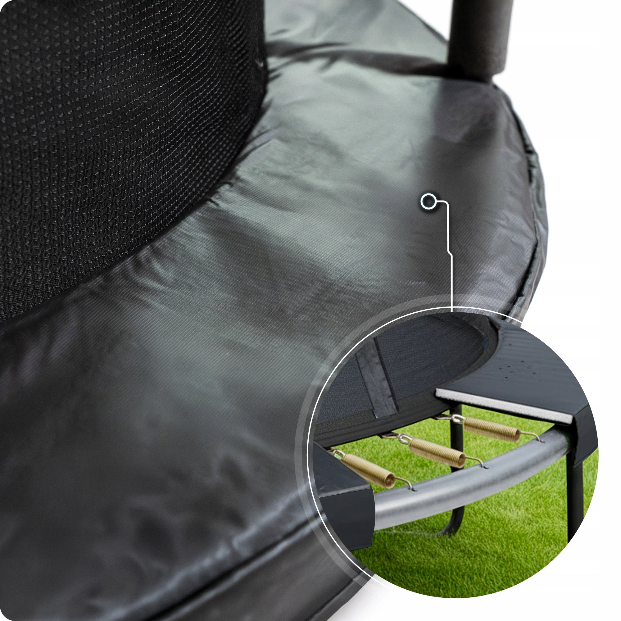Children's trampoline for home small 4.5FT 140CM safe net Thunder Number of springs/ropes 30