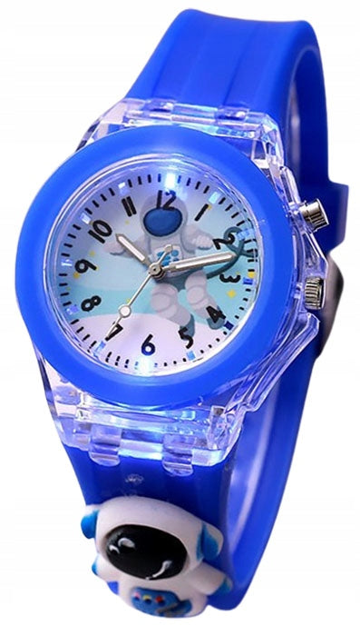 Children's watch ASTRONAUT for boy COSMONAUT led GLOWING space