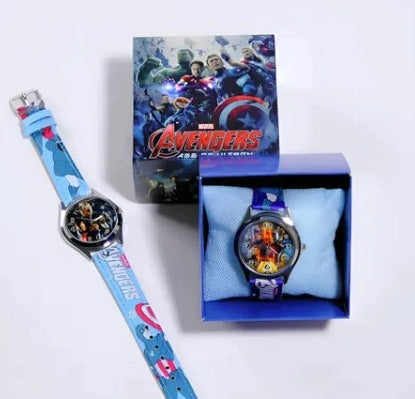 Children's watch AVENGERS gift for children in a box gift