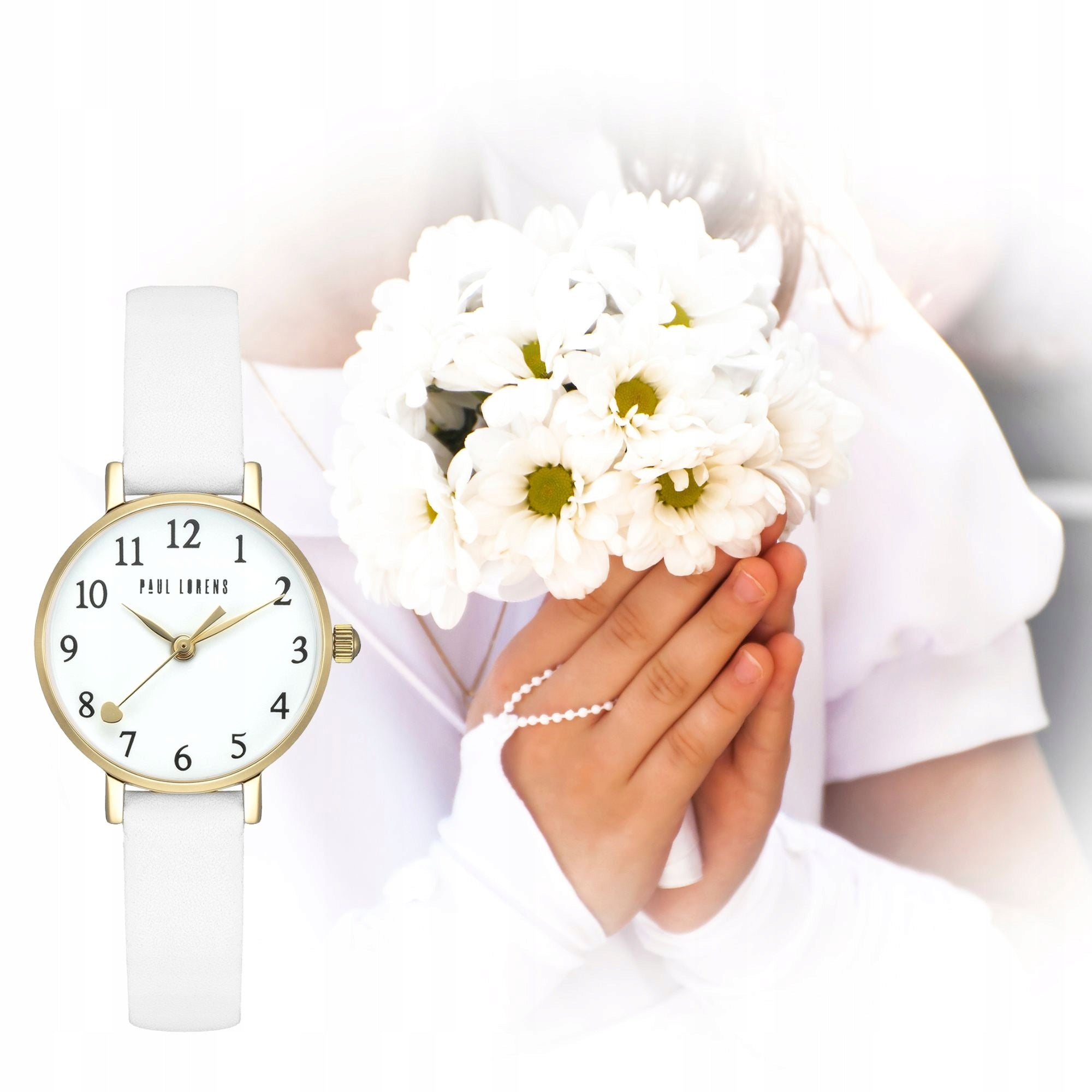 Children's watch GIFT FOR COMMUNION -ZEFIRA-for girls Paul Lorens Batteries included yes