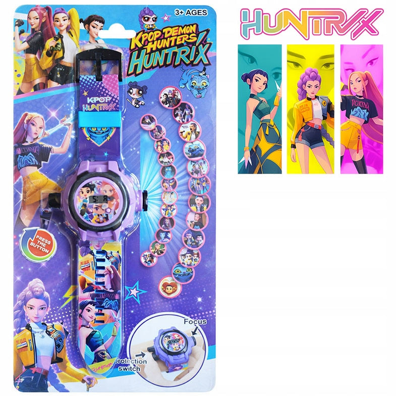 Children's watch K-POP DEMON HUNTERS HUNTRIX WITH IMAGE DISPLAY