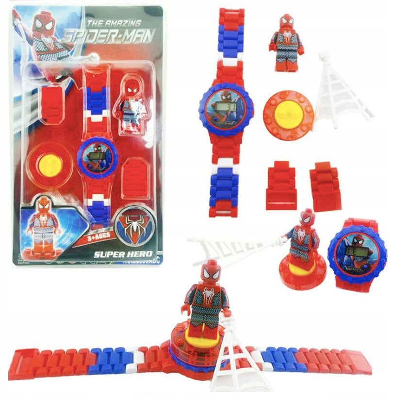 Children's watch LEGO SPIDERMAN watches for children boy bricks