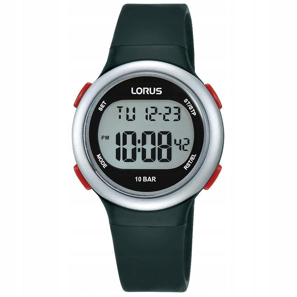 Children's watch Lorus R2335QX9 green strap