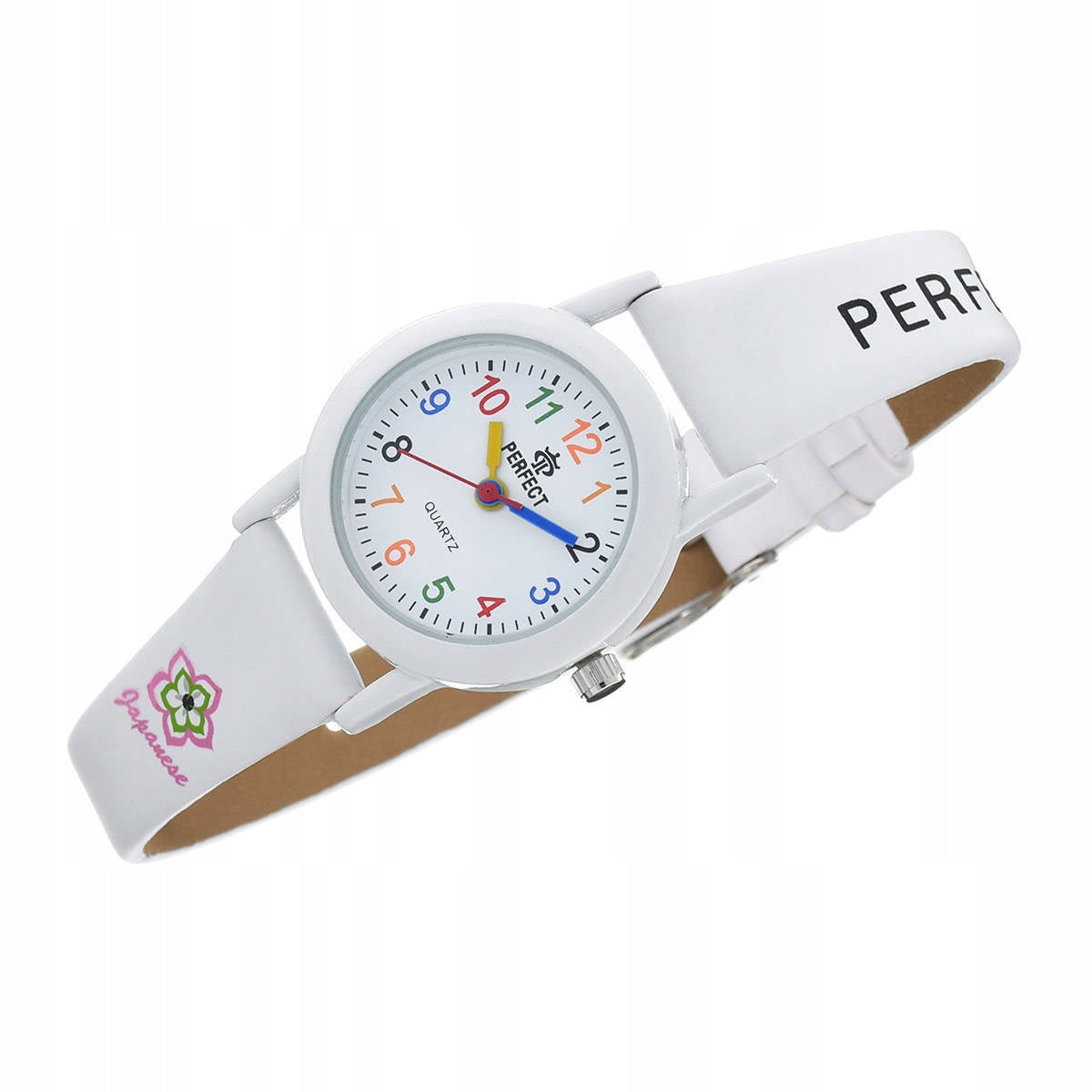 Children's watch PERFECT A966-01 white 3 ATM MIYOTA movement Brand Perfect