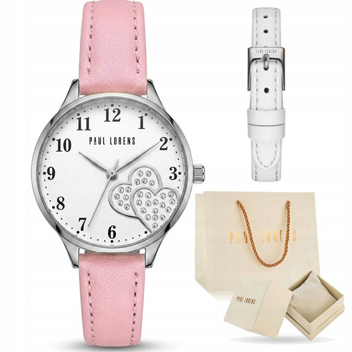 Children's watch Paul Lorens MILA gift for girl 2 leather straps