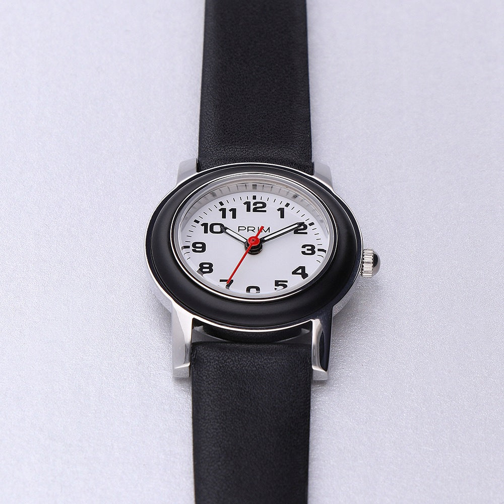 Children's watch Prim Pastel for boy white strap black dial Brand Prim