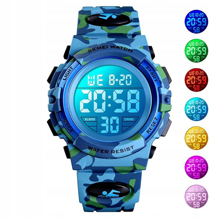 Children's watch SKMEI electronic military readable dial
