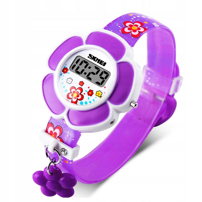 Children's watch / SKMEI / electronic / strap / flowers Packaging status original