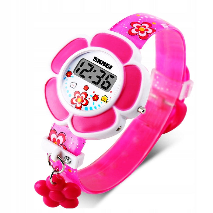 Children's watch / SKMEI / electronic / strap / flowers