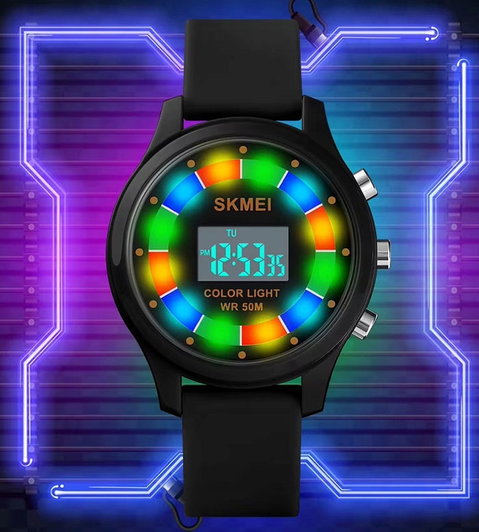 Children's watch SKMEI sk.115961b.chd electronic multiple LED functions Brand Skmei