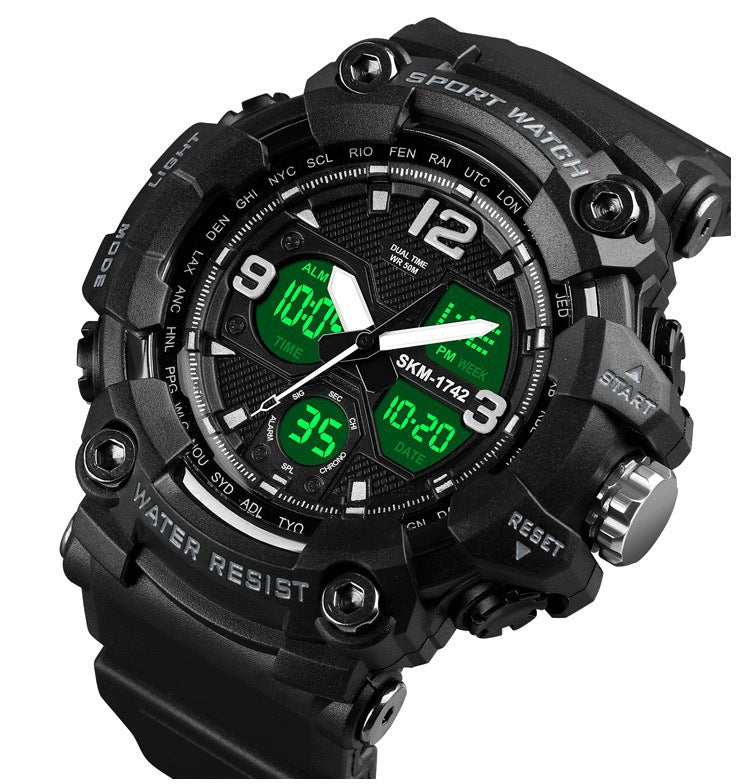 Children's watch SKMEI sk.117421a.chd electronic black many functions Brand Skmei