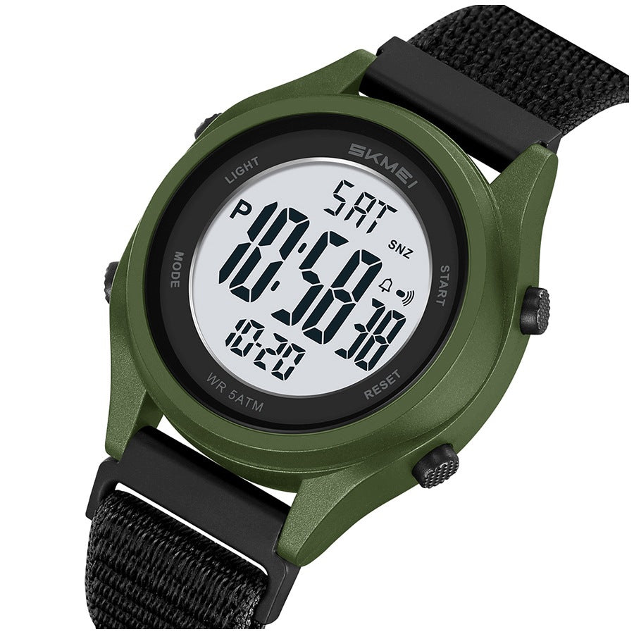 Children's watch SKMEI skm.126691a.chd nylon electronic strap SLIM Brand Skmei