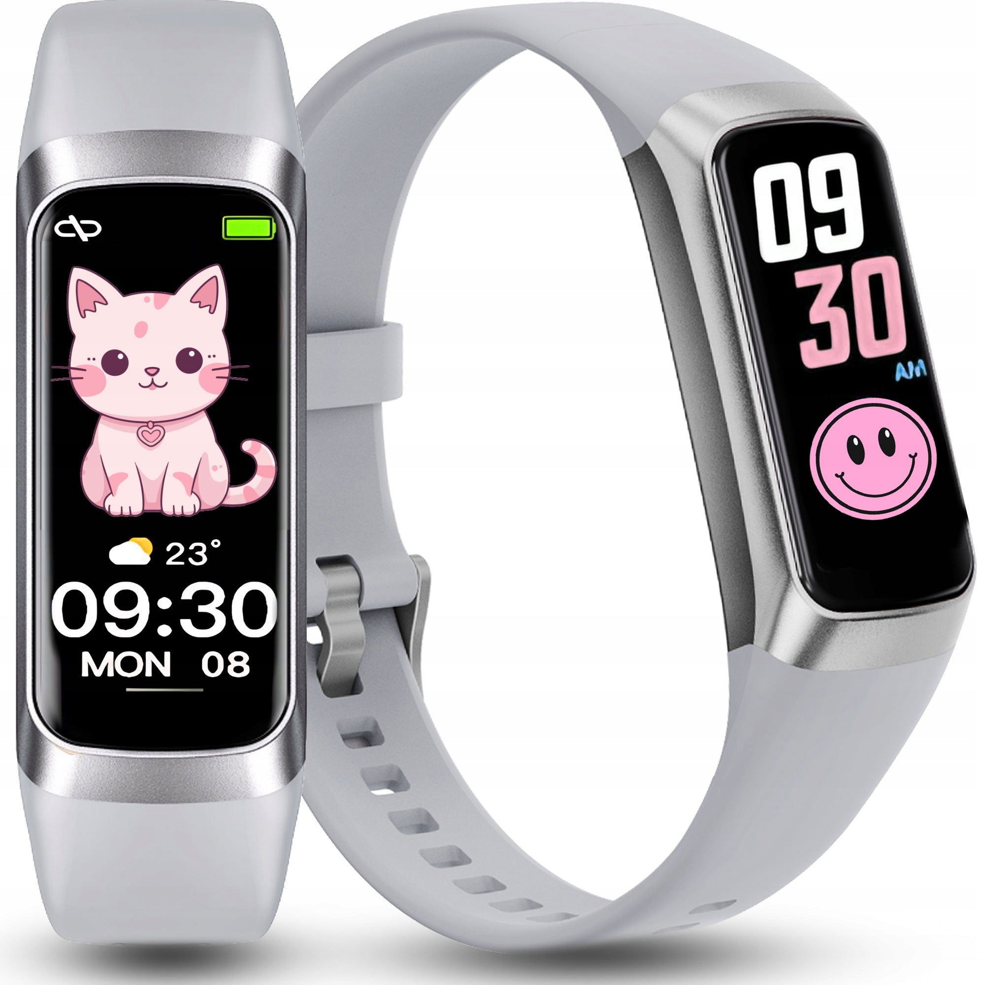 Children's watch SMARTWATCH AMOLED SMARTBAND FIT SMS STEPS PULSE THERMOMETER