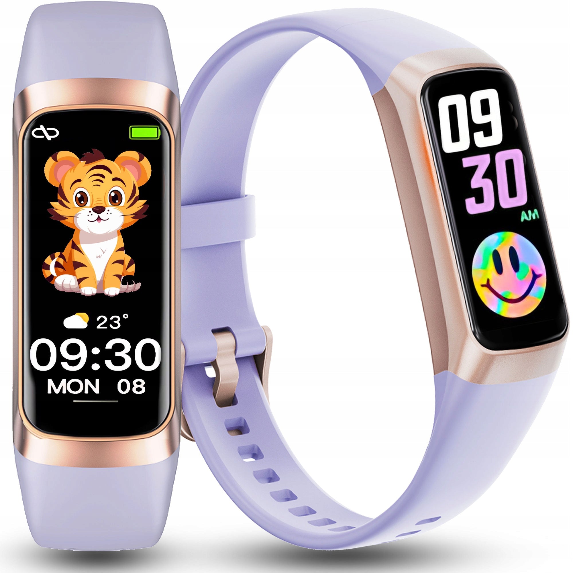 Children's watch SMARTWATCH AMOLED SMARTBAND FIT SMS STEPS PULSE THERMOMETER