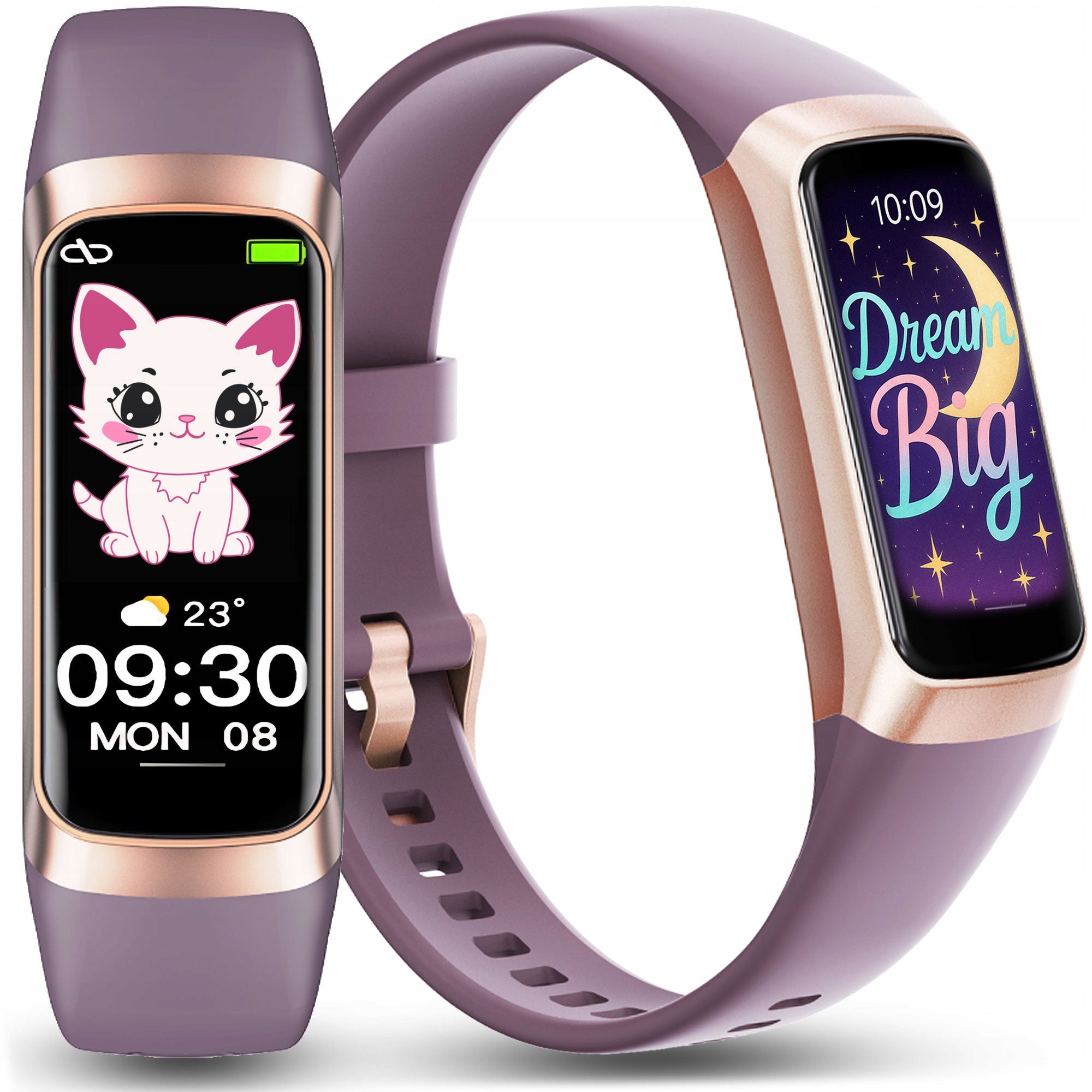 Children's watch SMARTWATCH AMOLED SMARTBAND FIT SMS STEPS PULSE THERMOMETER