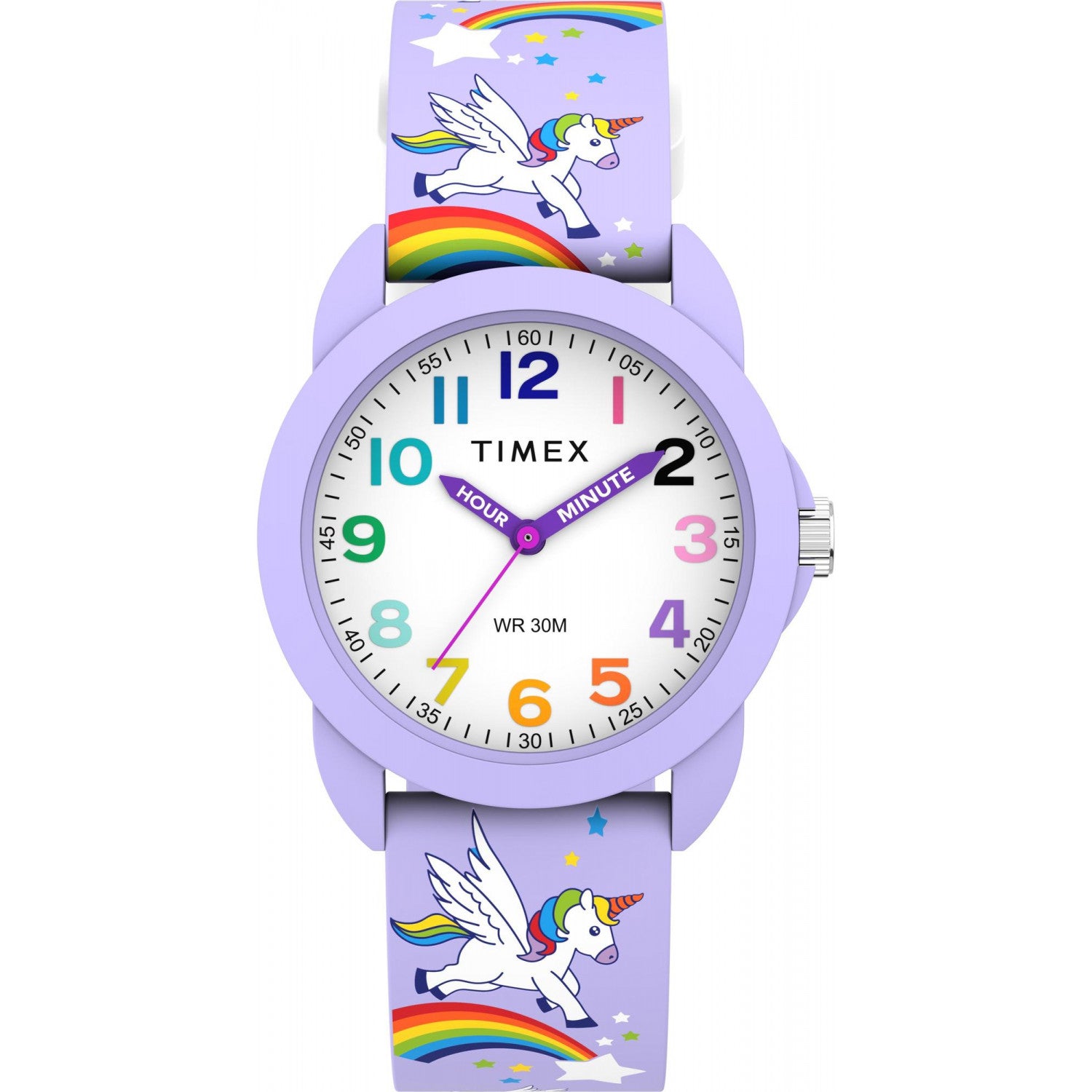 Children's watch Timex TW2Y59600 purple strap