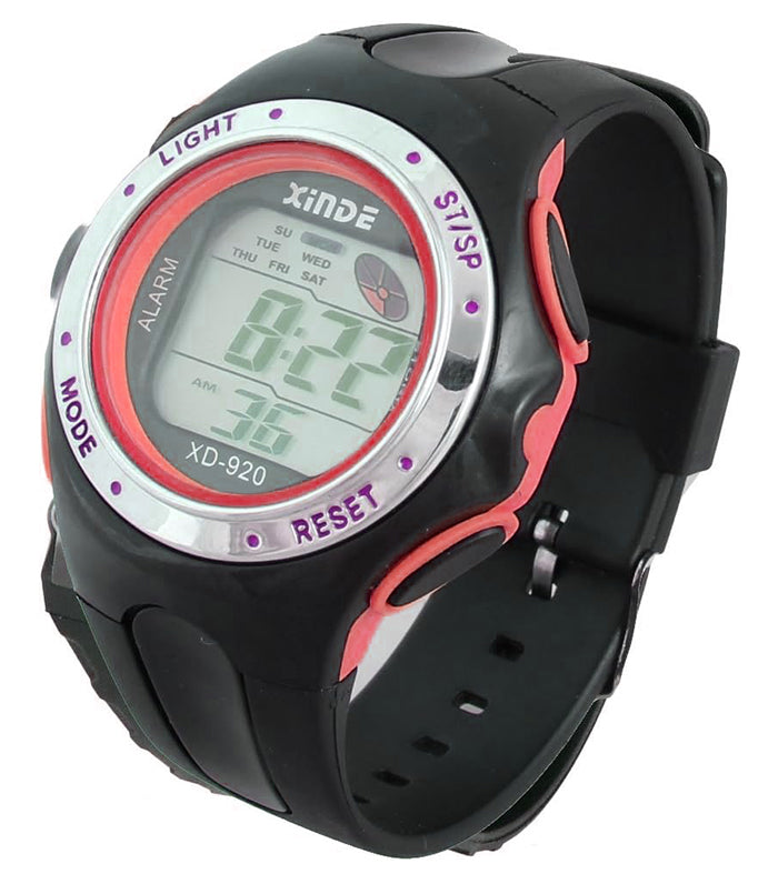 Children's watch XINDE electronic alarm date stopwatch 12/24 h EAN (GTIN) 5904094352241