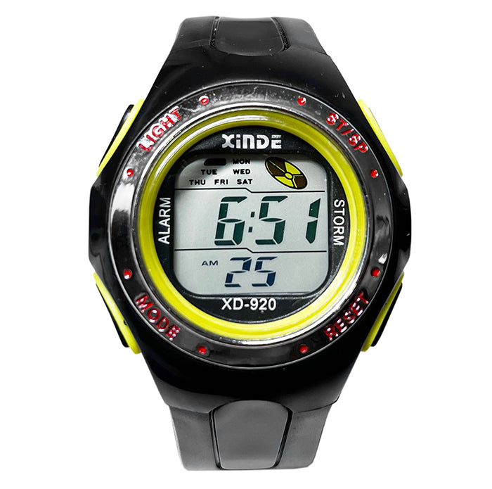 Children's watch XINDE electronic alarm date stopwatch 12/24 h