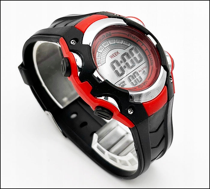 Children's watch XINDE electronic alarm date stopwatch 12/ EAN (GTIN) 5904094352180