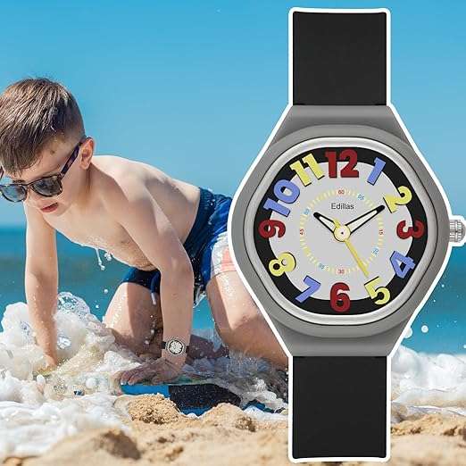 Children's watch analog quartz for learning hours waterproof 5+ years Brand no brand