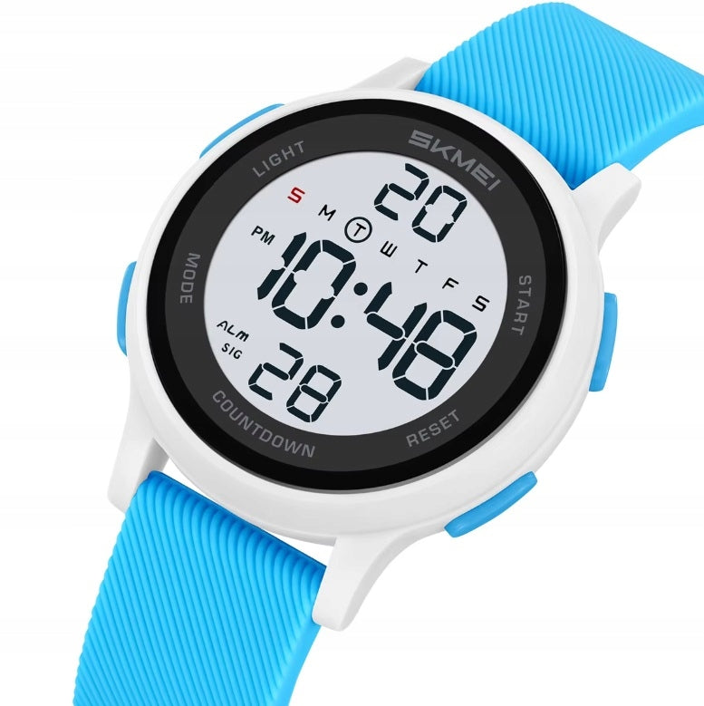 Children's watch electronic sports stopwatch alarm date 12/24
