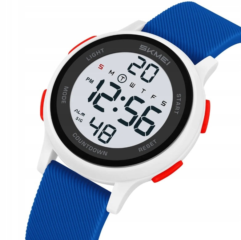 Children's watch electronic sports stopwatch alarm date Packaging status original