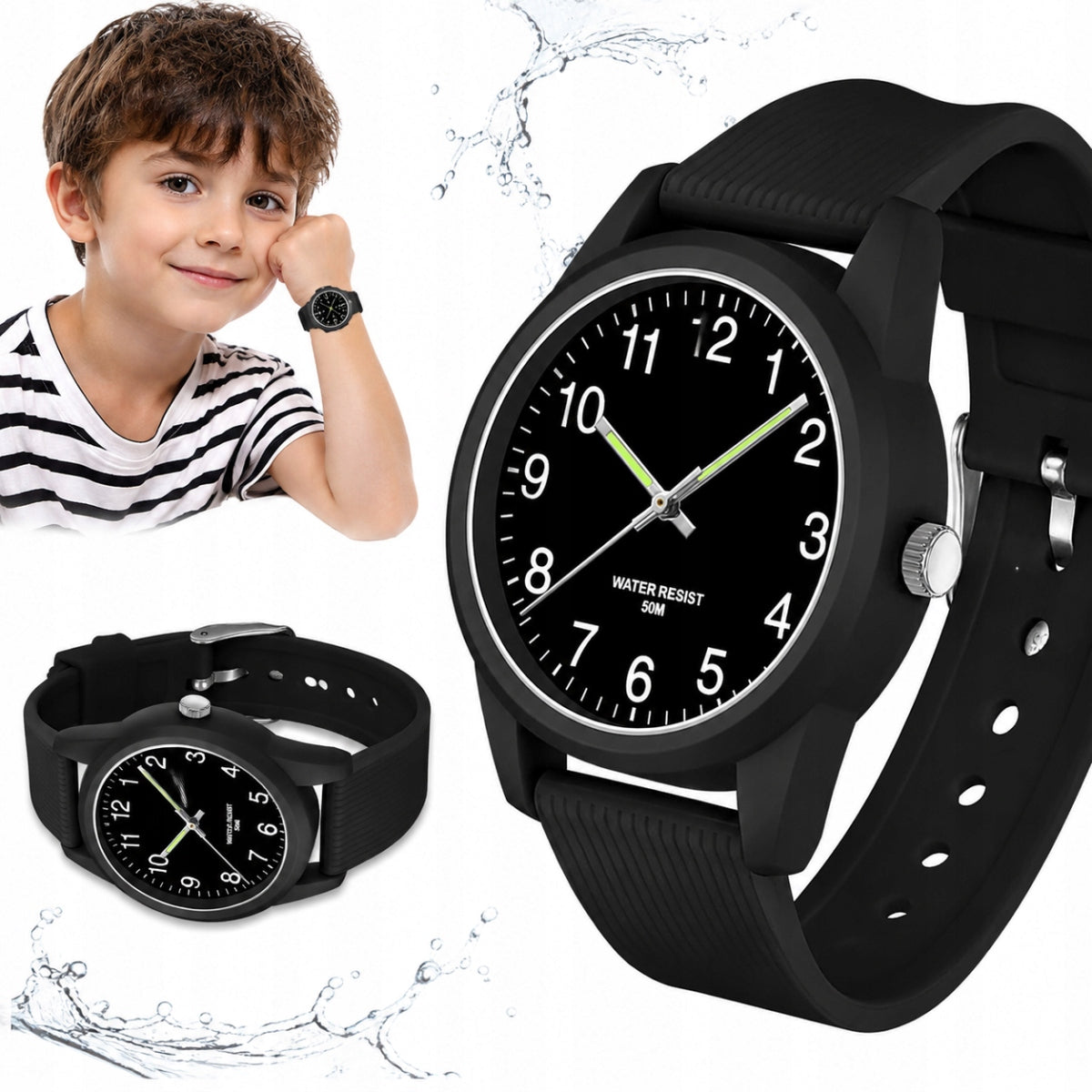 Children's watch.hand strap readable dial