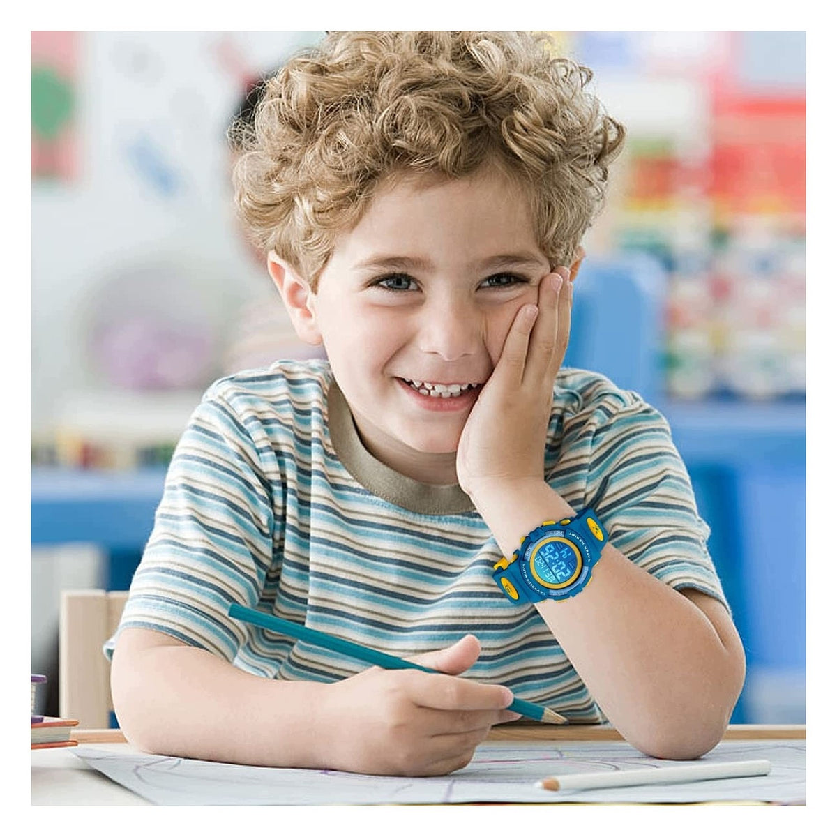 Children's watch - waterproof sports watch with alarm and stopwatch Brand no brand