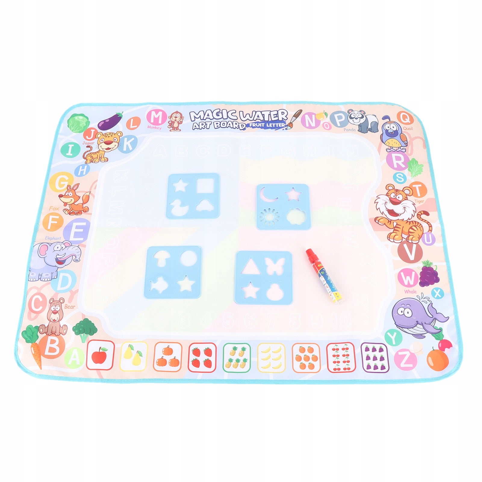 Children water doodle mat repeatedly uses water painting on A8 board