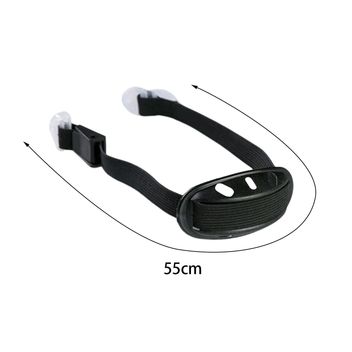 Chin Strap Helmet Accessories Adjustable Polyester Quick Clips Black Packaging status original