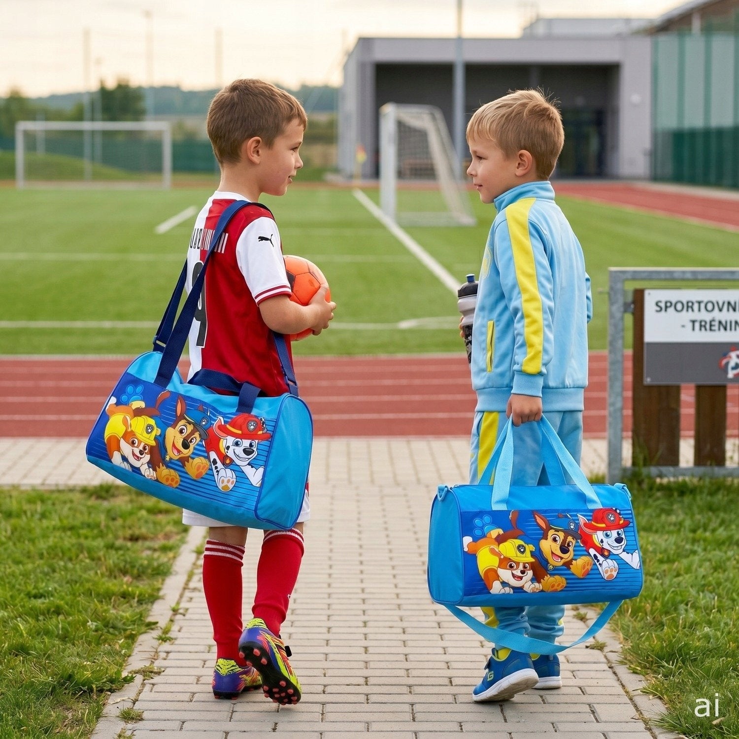 Chlapecká sportovní taška Paw Patrol Světle modrá Brand Setino