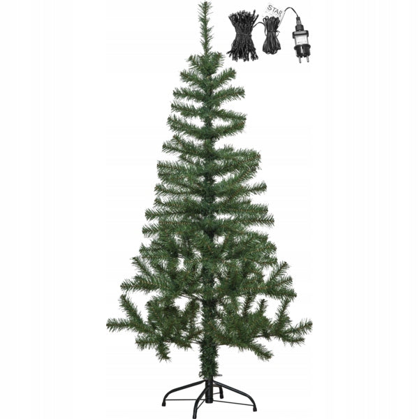 LED-Deko-Weihnachtsbaum mit Glühbirnen 1,24 W 72 x 150 cm Alvik 609-24