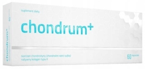 Chondrum+ Chondroitin Sulfate Vitamin C Native Collagen Type II 60 kaps