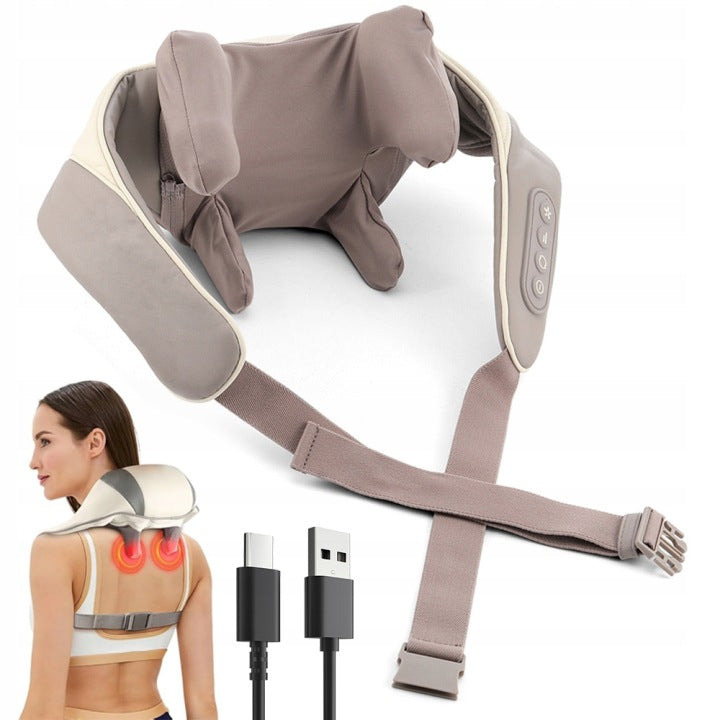 Christmas Gift: Shiatsu Wireless Neck Massager with Heating Packaging status original