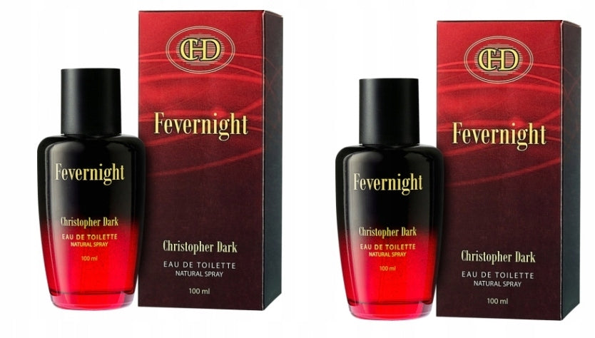 Christopher Dark FEVERNIGHT 2x100ml Eau de Toilette for Men SET