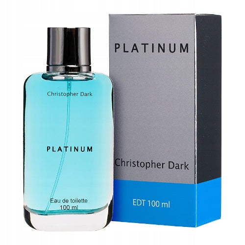 Christopher Dark PLATINUM 2x100ml Eau de Toilette for Men Brand Christopher Dark