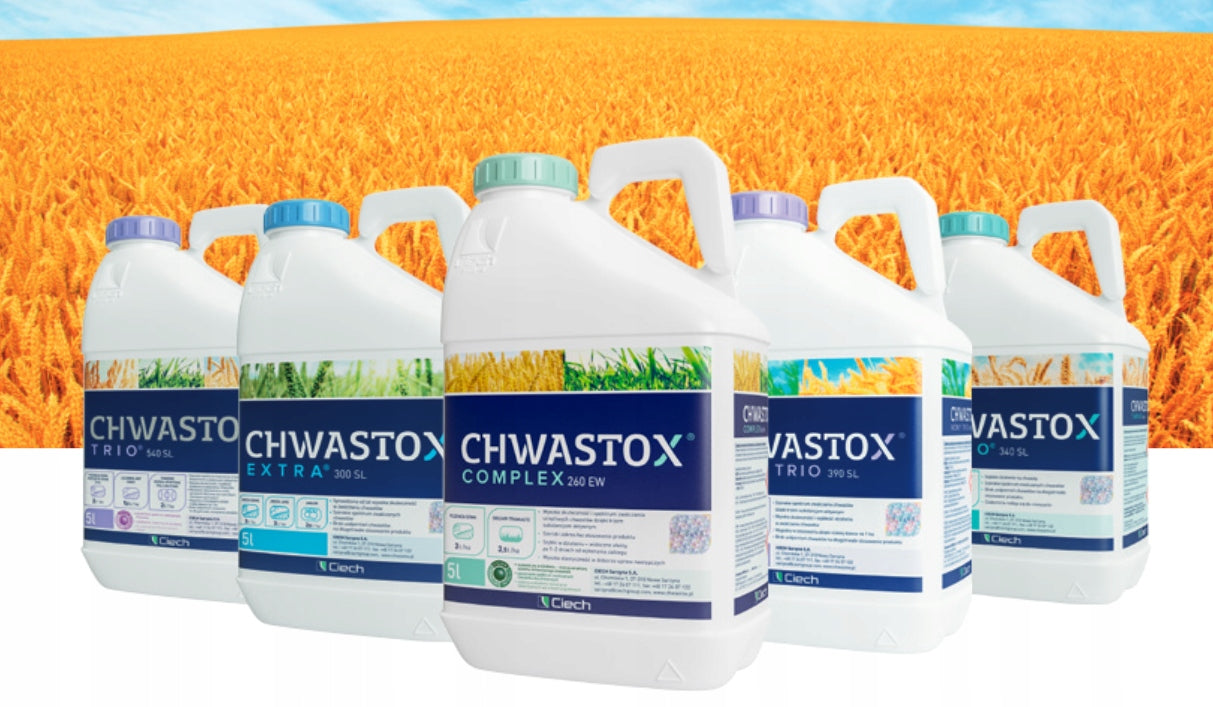 Chwastox Complex 260 EW 1L weed killer for weeds on lawns pitches Manufacturer Ciech