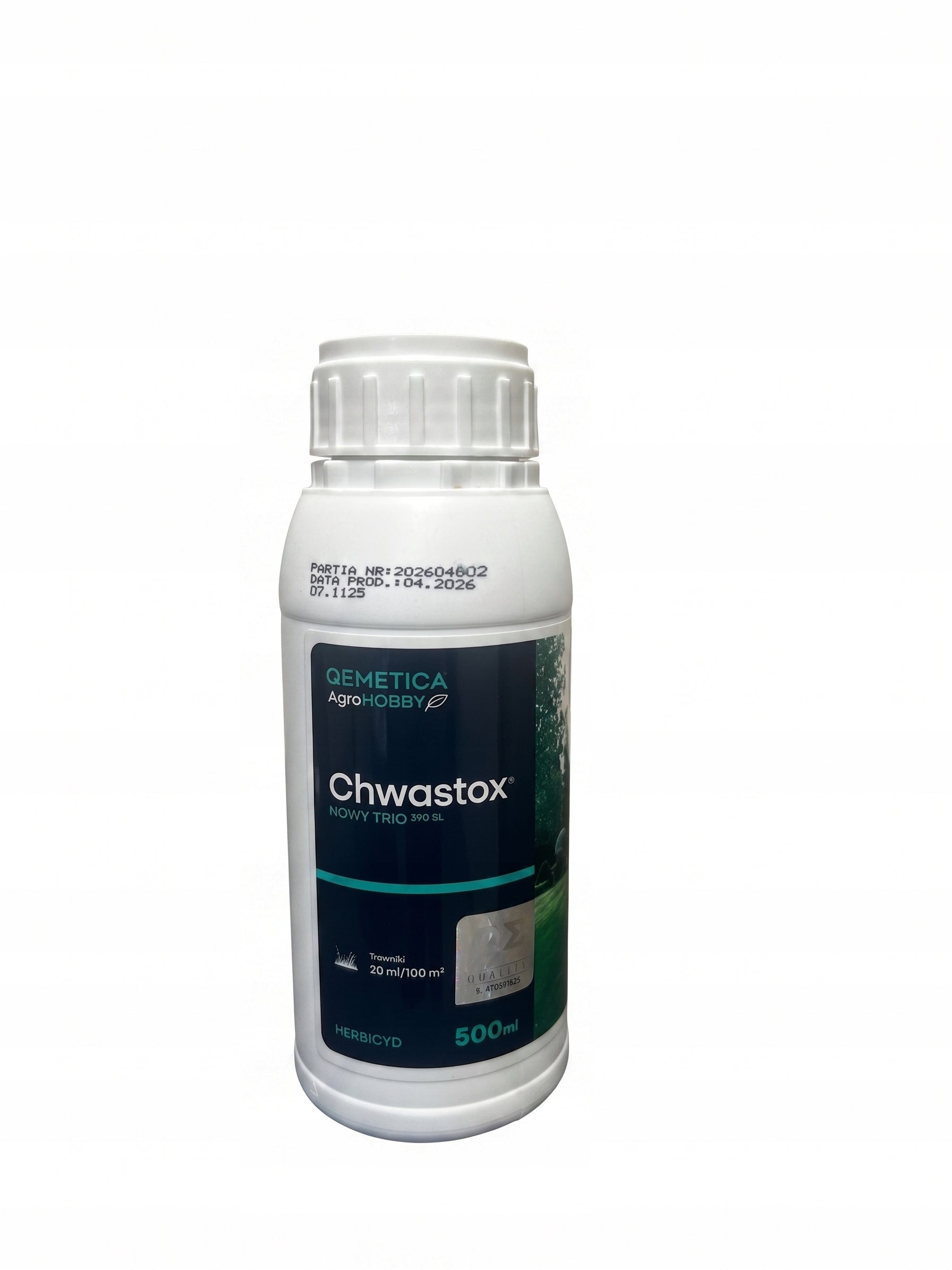 Chwastox New Trio 390SL 0,5L Hobby for Lawn Dairy WITHOUT CERTIFICATE!w Manufacturer QEMETICA