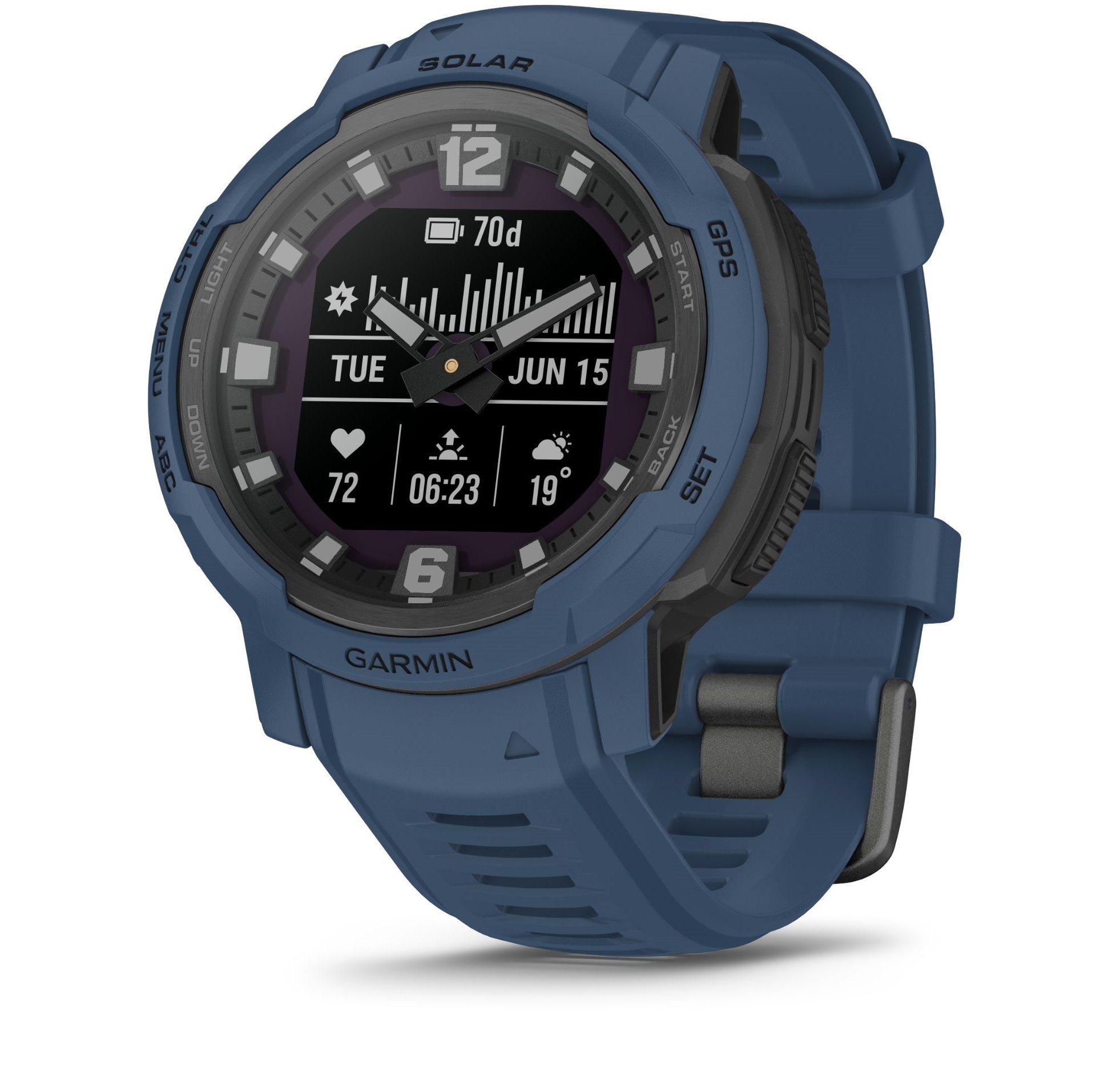 Chytré Hodinky Garmin Instinct Solar modré Model Instinct Solar