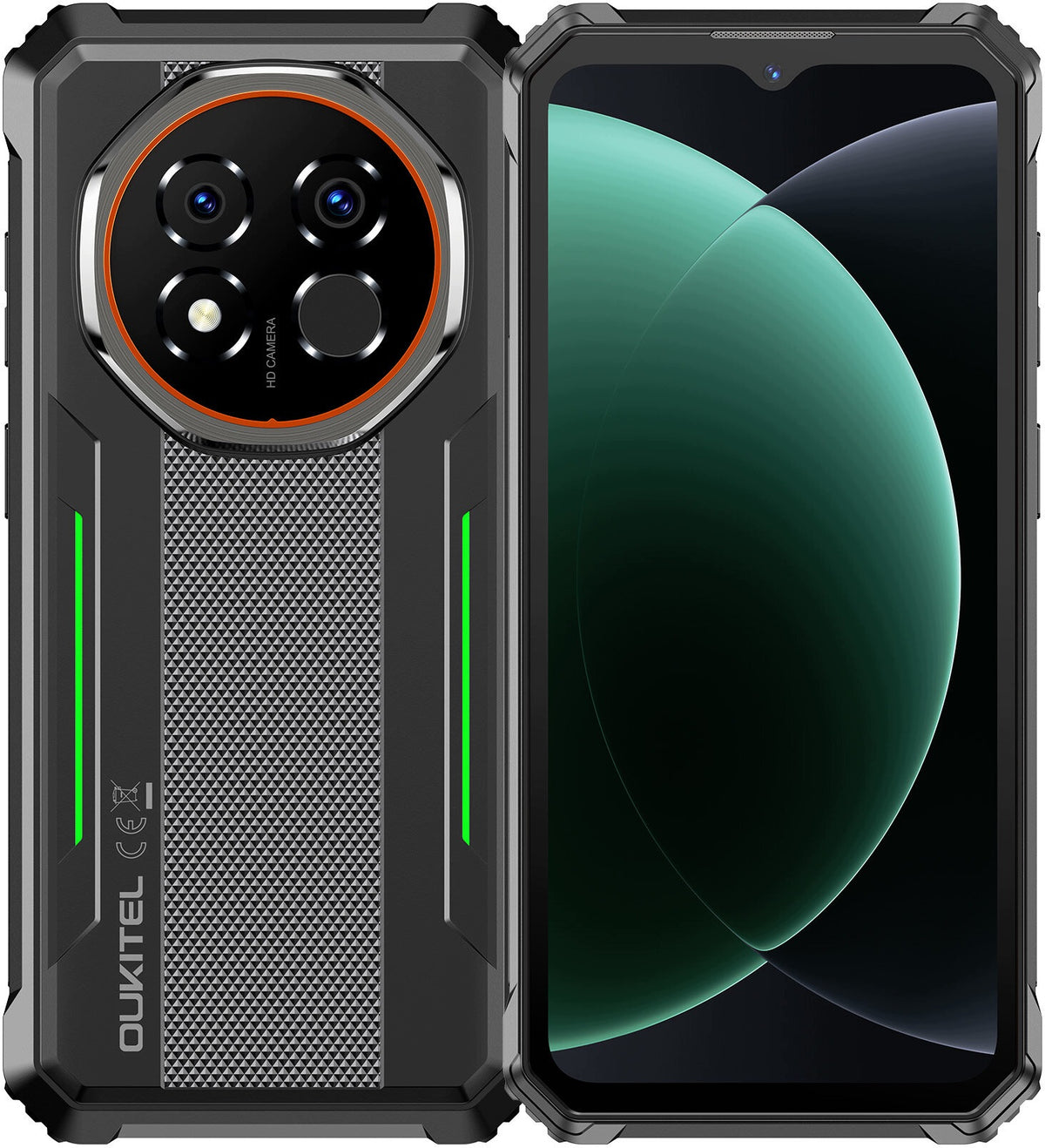 Chytrý telefon OUKITEL G6 8/256GB 6,52" 90Hz Zelený