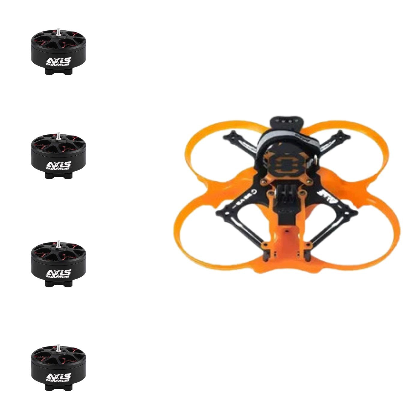 Cinewhoop 3.5" Axisflying C35 V3 kit: frame + 4x C206 1960kV engine