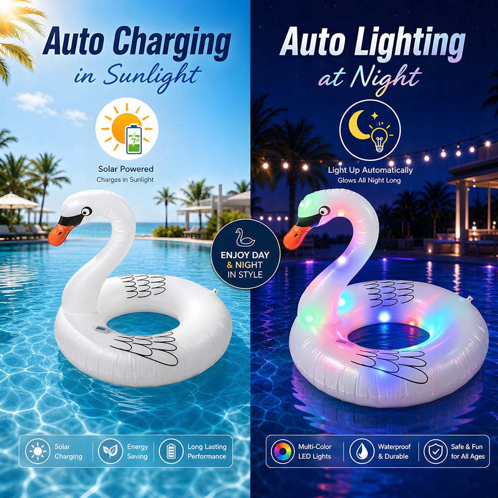 Circle Swimming Ring Strong Stylish Luminous For Learning to Swim Kind swim ring